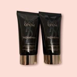 X2 YSL black opium body lotion 50ml